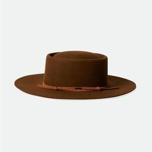 Brixton Vale Hat in Coffee